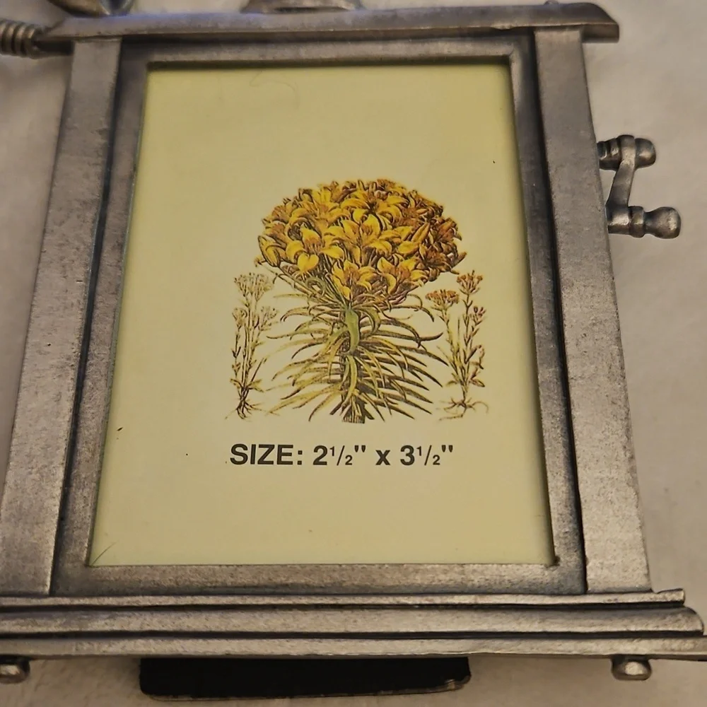 WELFORTH Antique Style Telephone Metal Picture Frame 2.5